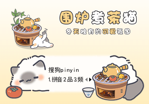 围炉煮茶猫