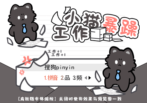小猫暴躁工作