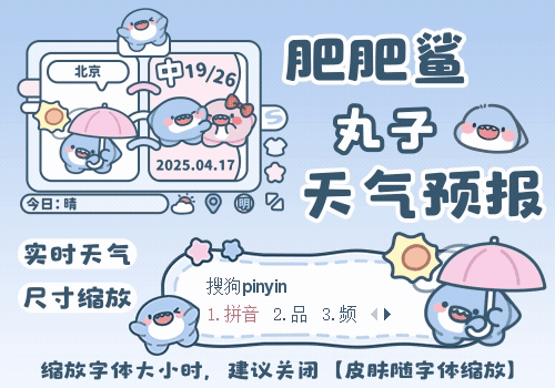 肥肥鲨丸子天气预报