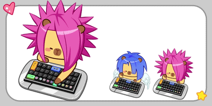 杀马特卡皮巴拉·打字跟随